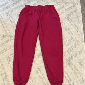 Kids Red Jogger Pants